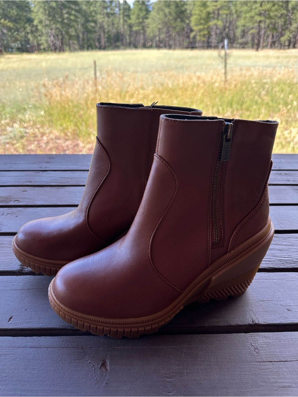 SOREL Ona Ave™ Zip Wedge Booties NWT - Picture 10 of 13